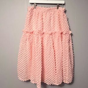 Sister Jane woman’s Winner Midi skirt sz. XL in pink organza Barbie fits 14 USA